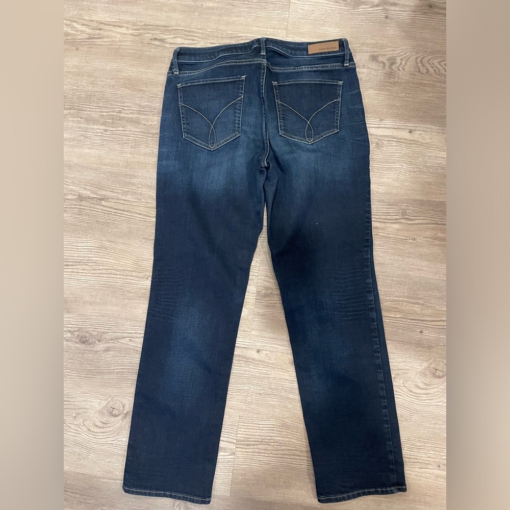 Calvin Klein Women's Indigo Straight Leg Jeans